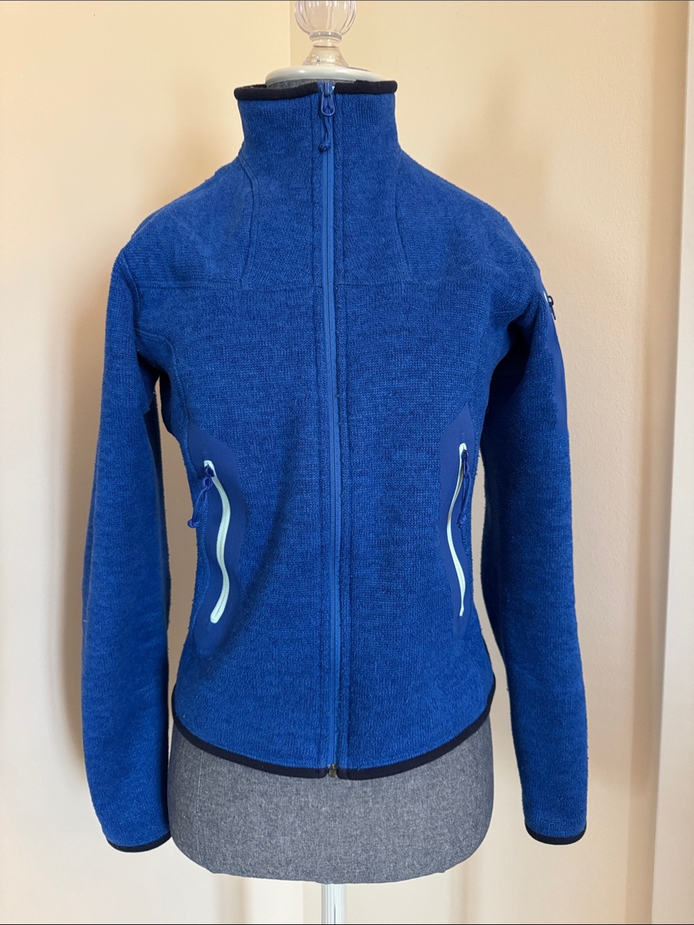 Arc'teryx Women's Royal Blue Full-Zip Fleece Jacket